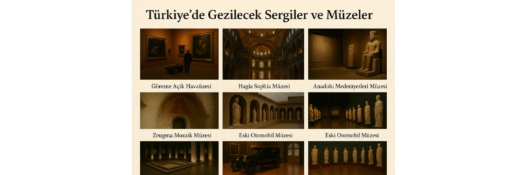 Türkiye’de Gezilebilecek Sergiler ve Müzeler