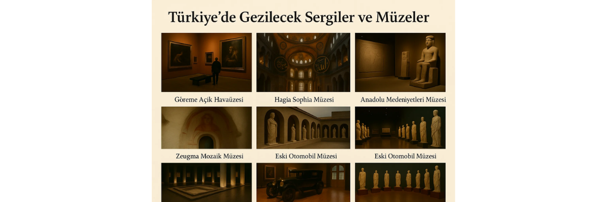 Türkiye’de Gezilebilecek Sergiler ve Müzeler