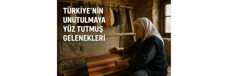 Türkiye'nin Unutulmaya Yüz Tutmuş Gelenekleri