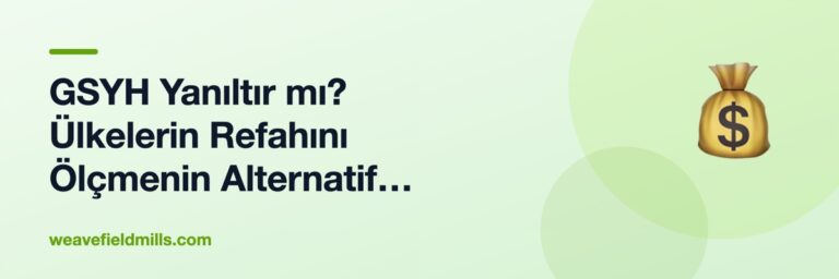 GSYH Yanıltır mı? Ülkelerin Refahını Ölçmenin Alternatif Yolları